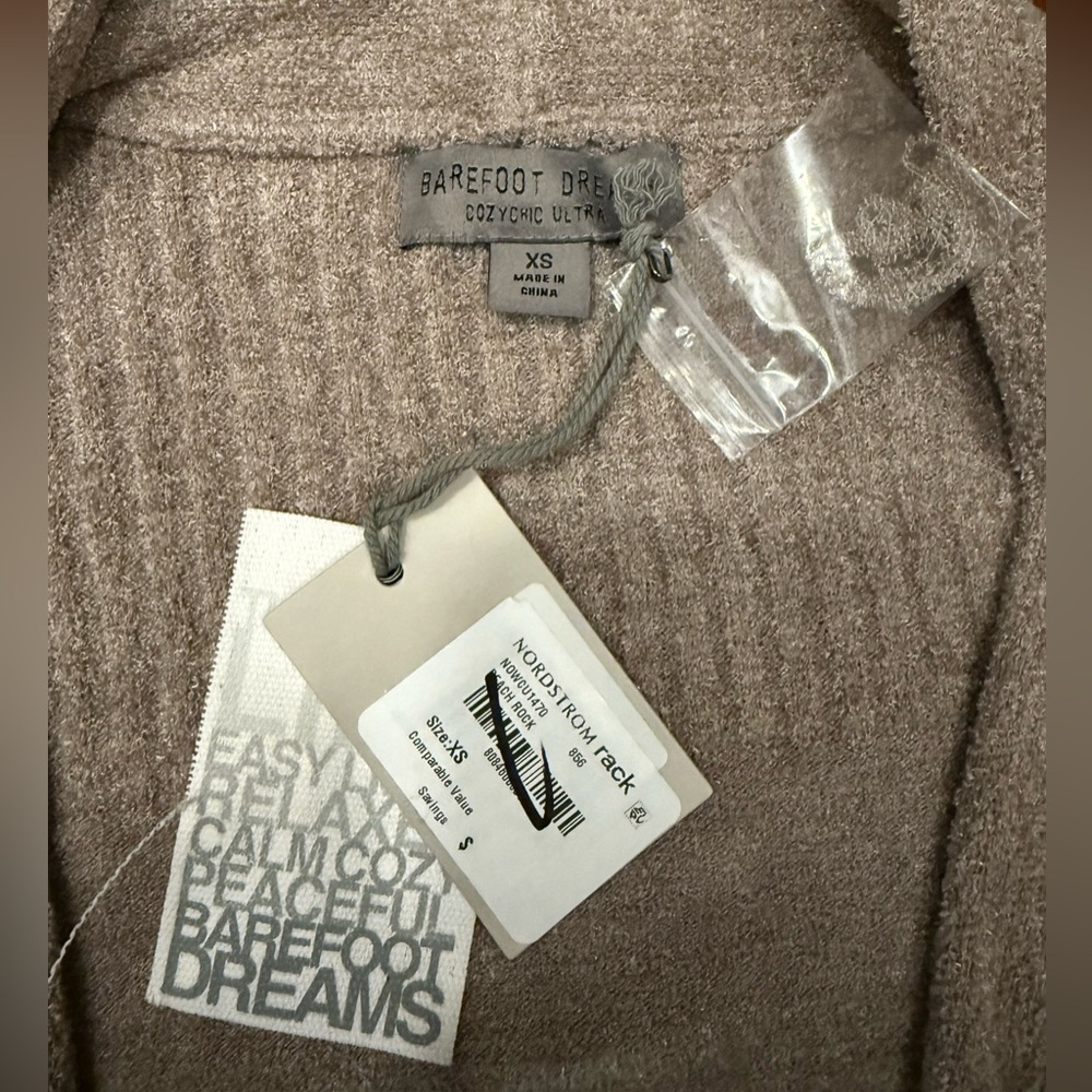 Barefoot Dreams cozy chic ultra light knit cardigan - Picture 3 of 7